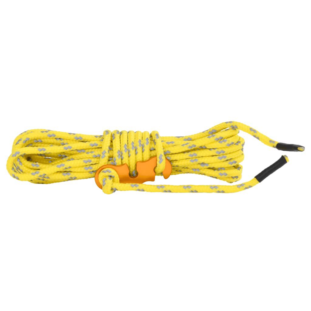 vidaXL telgi nöörid kinnitusaasadega 8 tk, peegeldav, 4 m 4 mm