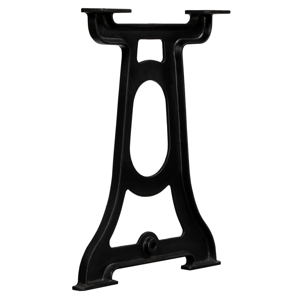 vidaXL söögilaua jalad, 2 tk, Y-raam, malm