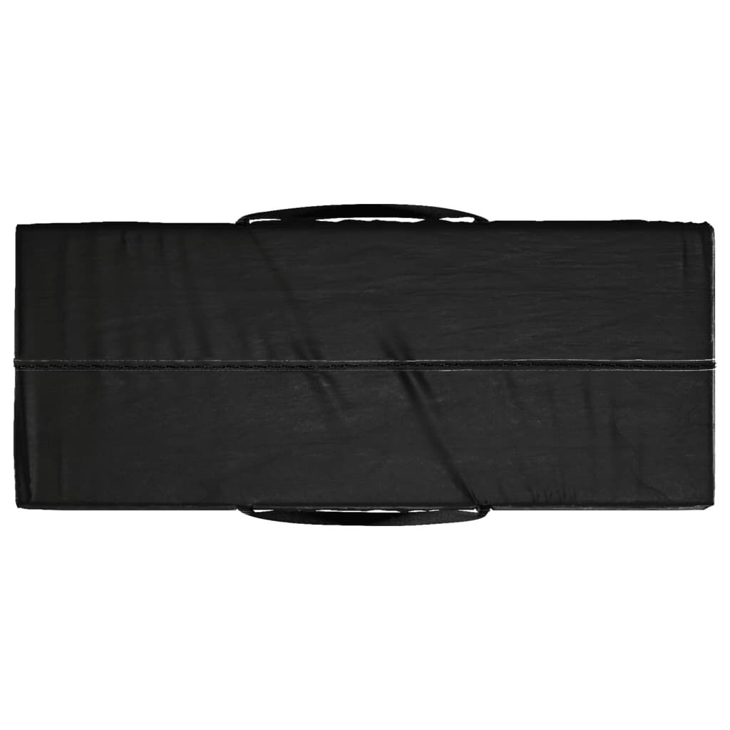 vidaXL aiapatjade hoiukott, must, 135 x 40 x 55 cm, polüetüleen