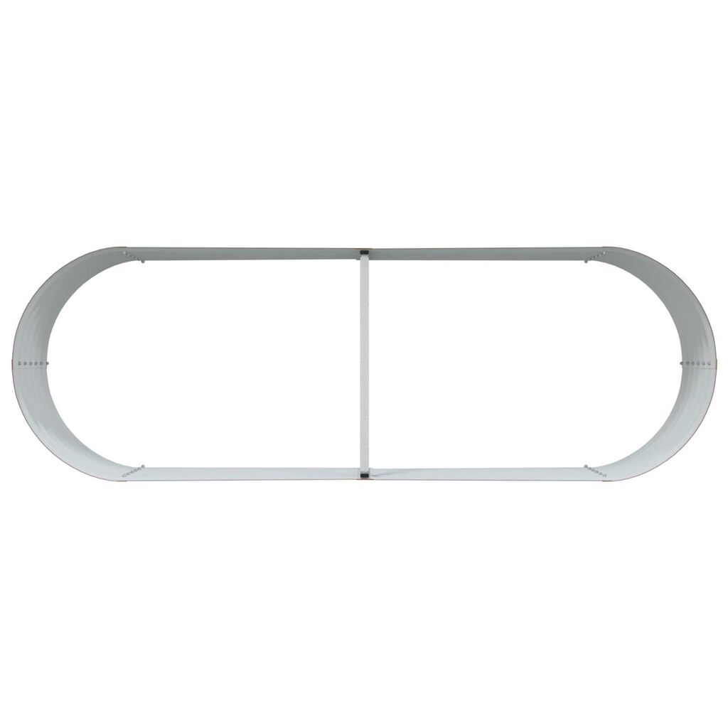 vidaXL Tõstetud Aed Puidu Välimusega 240x80x44 cm Terasest