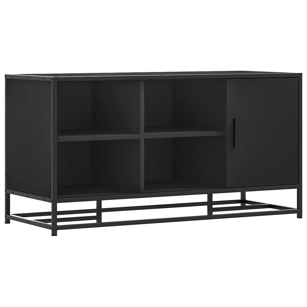 vidaXL Kingapink Must 100x40x53,5 cm Engineered Wood and Metal