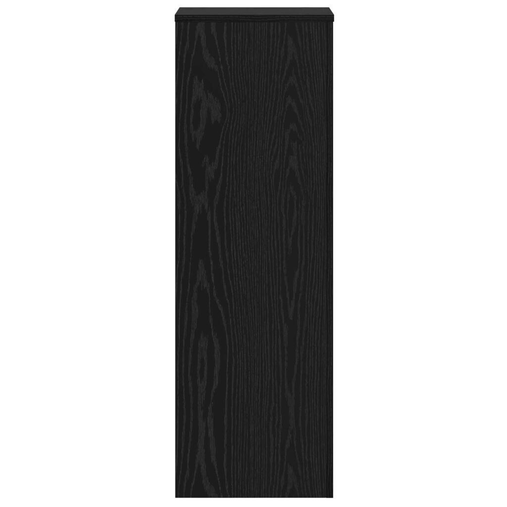vidaXL taimealused 2 tk Must tamm 33x33x100 cm Tehispuit