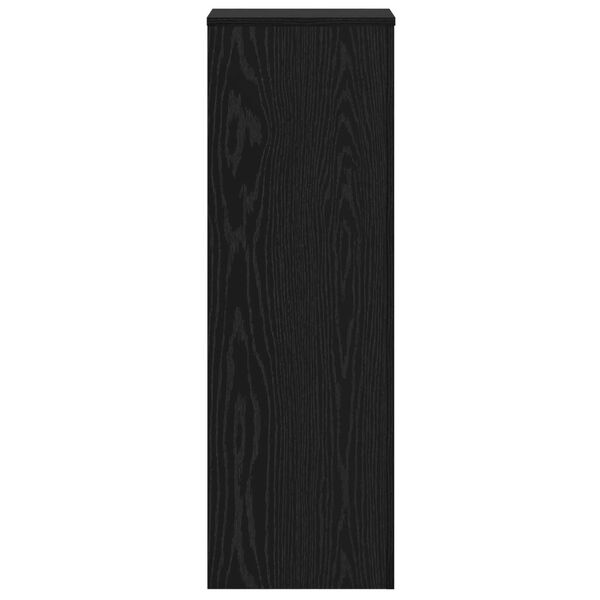 vidaXL taimealused 2 tk Must tamm 33x33x100 cm Tehispuit