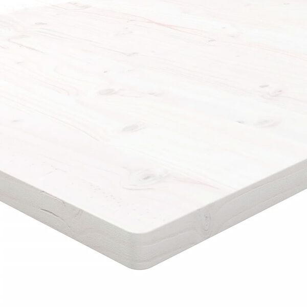 vidaXL kirjutuslaua plaat, valge, 80 x 40 x 2,5 cm, männipuit