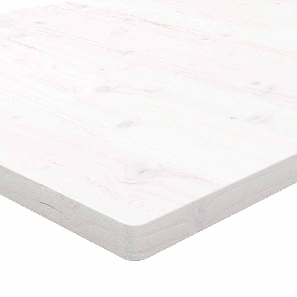 vidaXL kirjutuslaua plaat, valge, 80 x 40 x 2,5 cm, männipuit