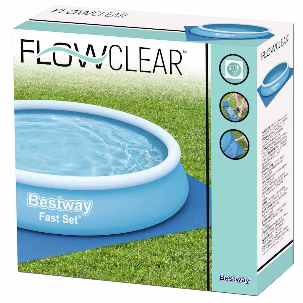 Bestway basseinialus "Flowclear" 396 x 396 cm